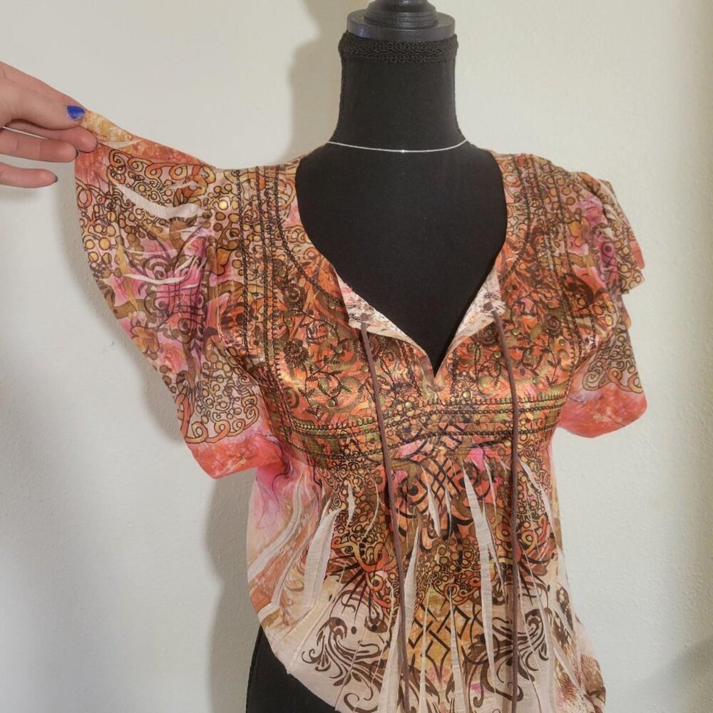 Womes Live & Let Live Blouse View 3